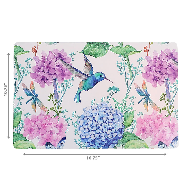 Plastic Placemat Hummingbird - Set of 12