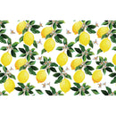 Plastic Placemat Lemon Branches - Set of 12