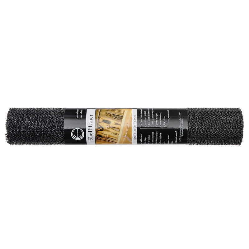 Anti Slip Pvc Mat (Black) (12"  X  60") - Set of 6
