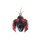 Metal Ladybug Birdhouse