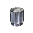 4.6 Oz Ribbed Electroplated Scented Candle (Midnight Charm) - Set of 2