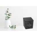 14Oz High Gloss 2 Wick Square Candle Black Rose & Peony