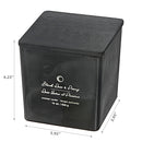 14Oz High Gloss 2 Wick Square Candle Black Rose & Peony