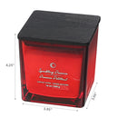 14Oz High Gloss 2 Wick Square Candle Sparkling Prosecco