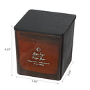 14Oz High Gloss 2 Wick Square Candle Yuzu Sage
