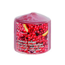 2.75" X 3" Scented Pillar (Cranberry Delight) - Set of 4