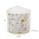 2.75"X3" Scented Pillar Sweet Jasmine - Set of 6