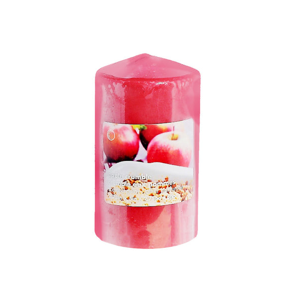 2.75" X 5" Scented Pillar (Apple Crumble) - Set of 2