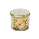14 Oz 3 Wick Jar Candle With Lid Vanilla Buttercream - Set of 2