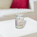 18 Oz Scented Jar With Glass Lid Sweet Jasmine - Set of 2