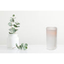 Led Wave Top Unscented White Candle With Timer 3X4" - Set of 3