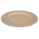 Charger Plate (Braids) (Champagne) (13") - Set of 6