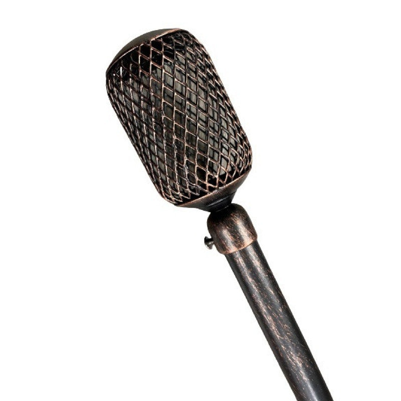 16/19Mm Metal Drape Pole Set (Annette - Black Copper) (66-120)