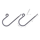 Metal Curtain Holdback Set Curvy Black