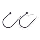 Metal Curtain Holdback Set Sphere Black Copper