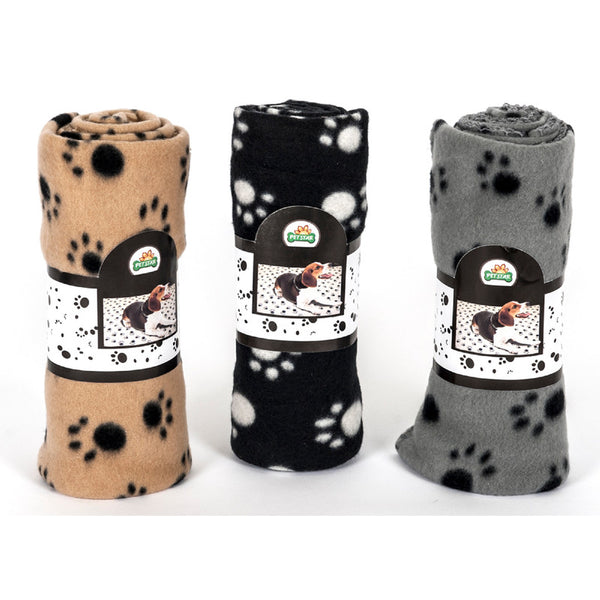 Pet Fleece Blanket (140 X 110 Cm)(Assorted) - Set of 3