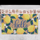 Coir Door Mat Hello Lemon