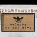Coir Door Mat Welcome To Our Hive