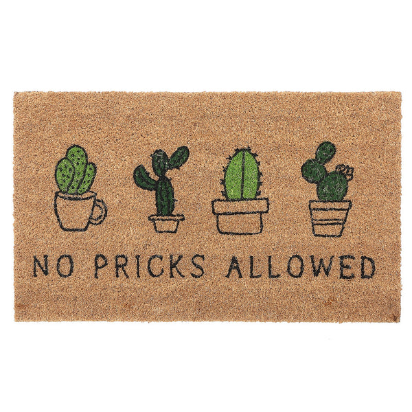 Coir Door Mat (No Pricks Allowed)