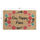 Coir Door Mat Our Happy Place