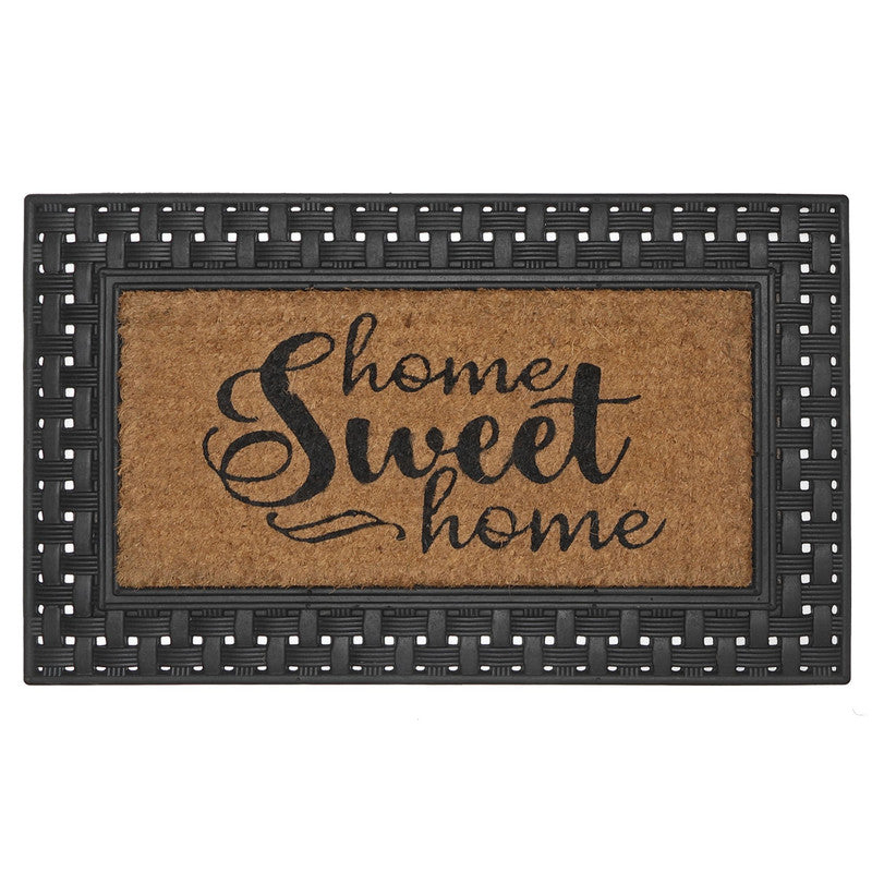 Rubber & Brush Mat (Home Sweet Home)