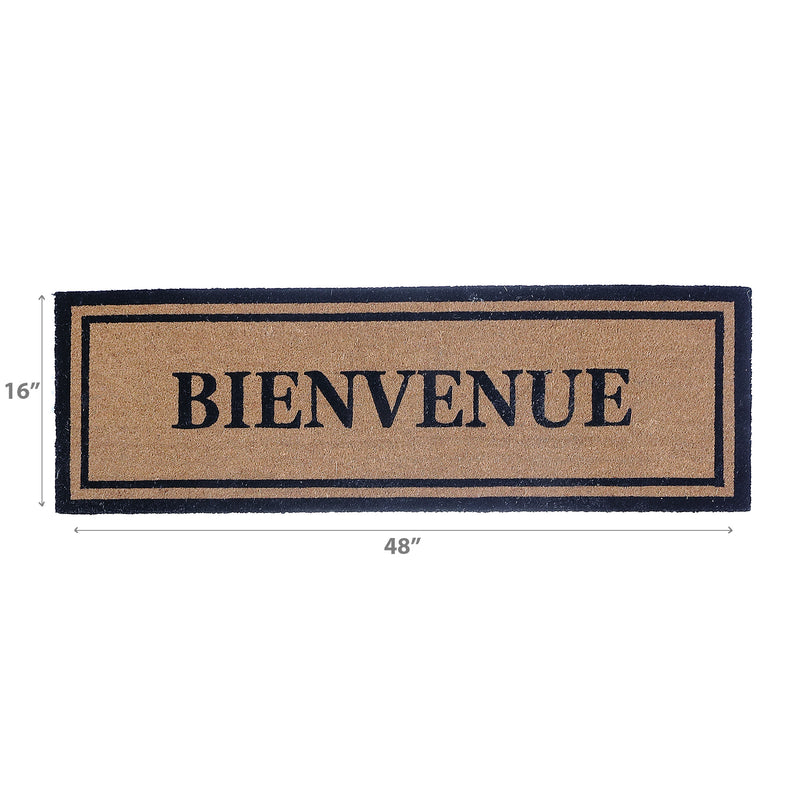 Coir Door Mat Bienvenue 16 X 48