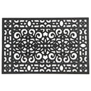Black Rubber Grill Mat (23 X 36) (Floral)