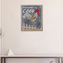 Welcome To The Coop Rooster Wall Sign