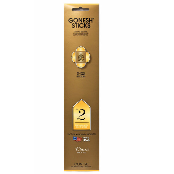 Gonesh Classic Stick No. 2 - Oils & Spices (Set of 8)