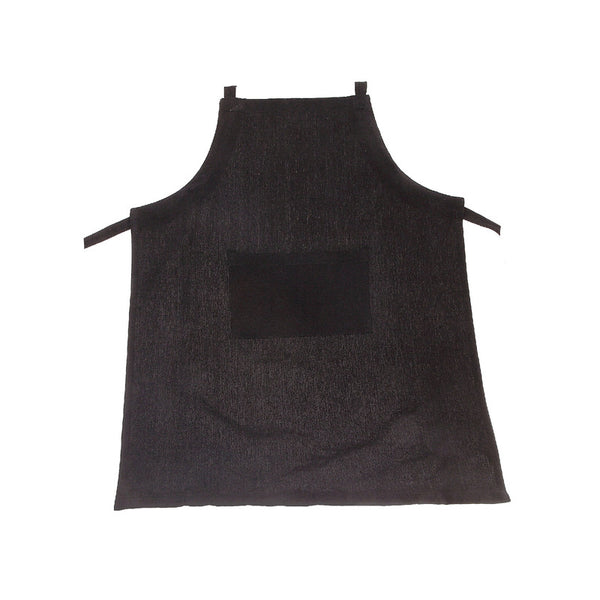 Polycotton Apron With Pocket (Black)