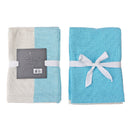 3 Pack Dual Waffle Kitchen Towel Set (Sky)