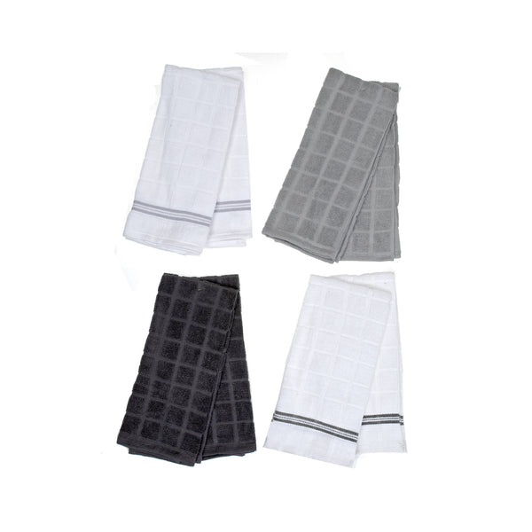 2Pk Checkered Terry Kitchen Towels (Asstd)