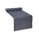 Chambray Ribbed Table Runner (Navy Blue) - Set of 2