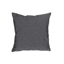 Chambray Cushion With Zipper (Black) - Set of 2