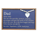 Framed Definition Of Dad Sign
