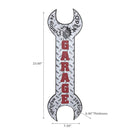 Metal Sign Garage Wrench