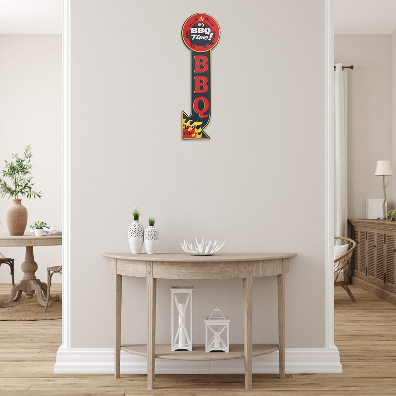 Metal Sign It'S Bbq Time