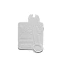 Embossed Metal Wall Sign No Tools Borrowing Allowed