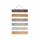 Etched Inspirational Wood Plaques (Asstd) - Set of 6