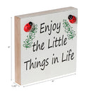 Wood Block Enjoy The Little Things In Life