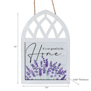 Wooden Window Pane Sign It'S So Good To Be Home