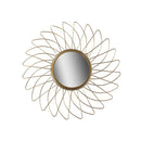 Circular Gold Wired Wall Mirror (Daisy)