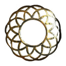 Accent Mirror Circular Gold