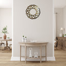 Accent Mirror Circular Gold