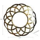 Accent Mirror Circular Gold