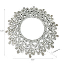 Accent Mirror Gray Floral