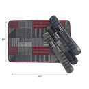 Zhara Heavy Tufted Floor Mat Asstd 2' X 3' - Set of 4