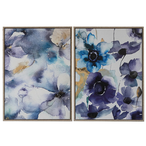 Framed Canvas Wall Art (Viola) (Asstd) - Set of 2