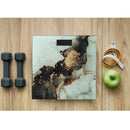 Digital Glass Body Scale Square - Marbling Black & Gold