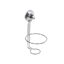 Chrome Suction Cup Hair Dryer Holder - Set of 2